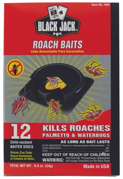 ROACH BAITS “BLACK JACK” 12PACK