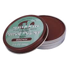 SHOE POLISH PASTE BROWN 1.8OZ