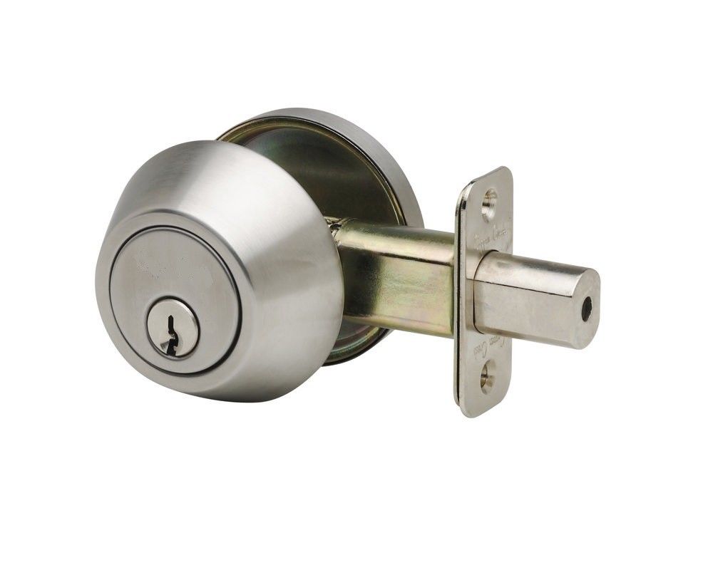 DEADLOCK SINGLE CYLINDER US26D GUARD 281HDS