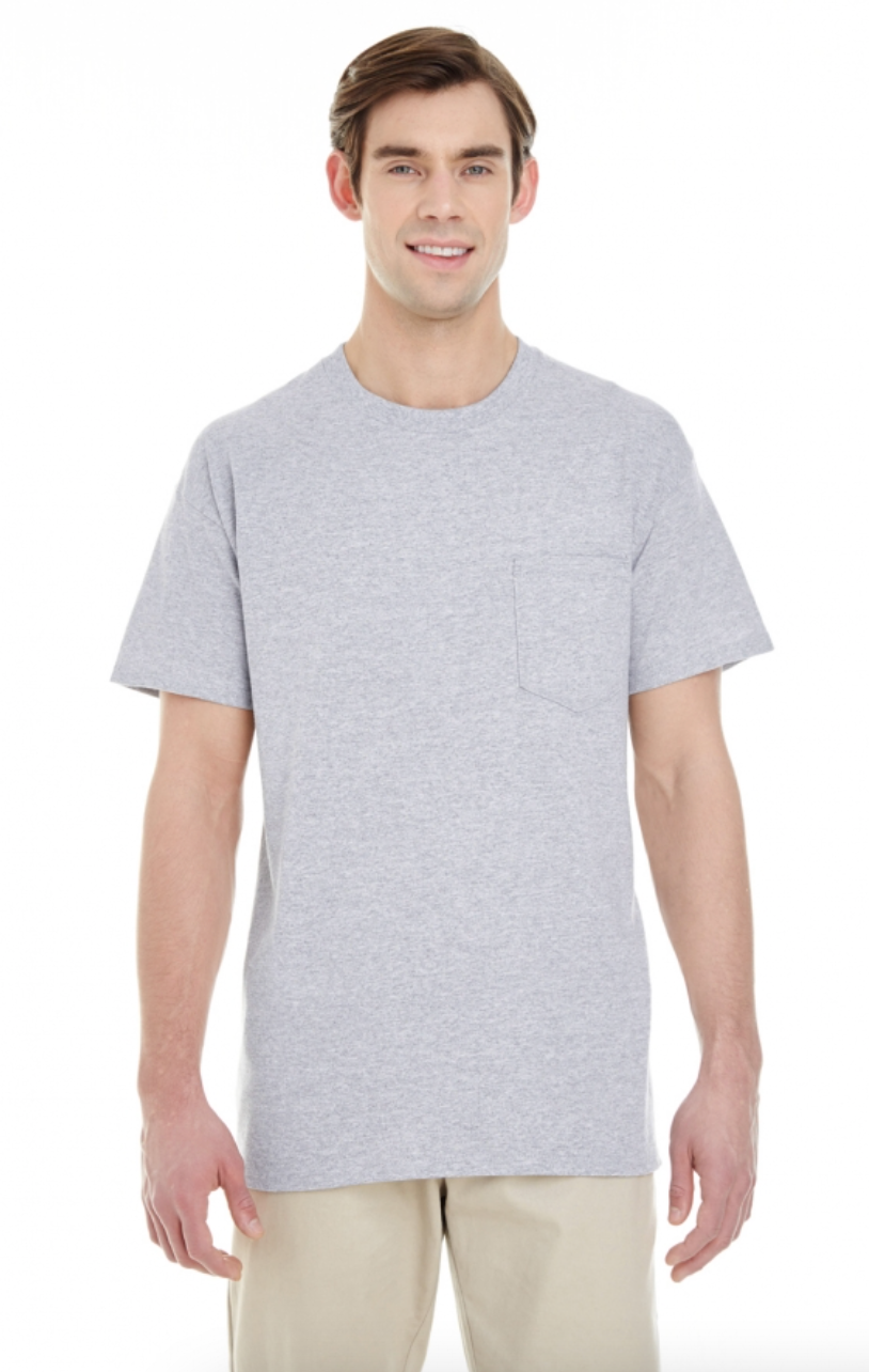 Gildan G530 Adult Heavy Cotton 5.3 oz. Pocket T-Shirt