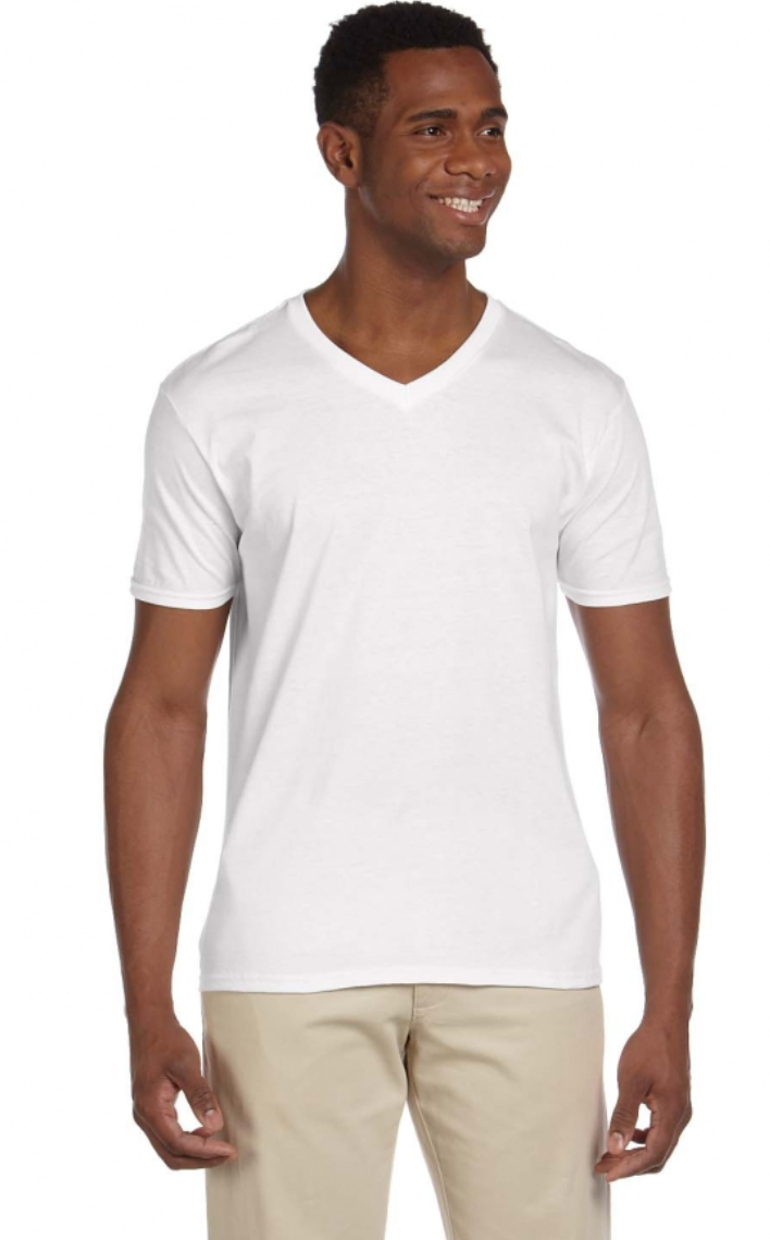 Gildan G64V Adult Softstyle® 4.5 oz. V-Neck T-Shirt