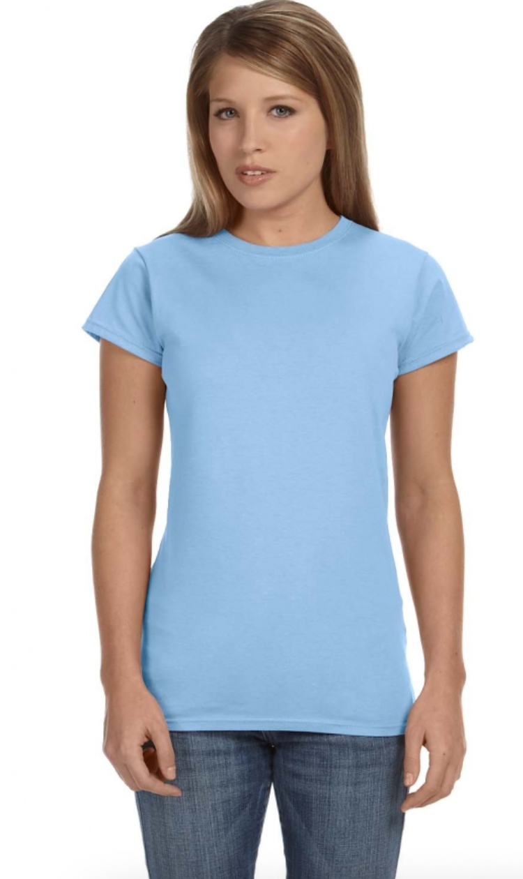 Gildan G640L Womens Softstyle 45 oz Fitted T-Shirt