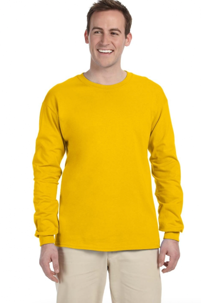 Gildan G240 Adult Ultra Cotton 6 oz Long-Sleeve T-Shirt