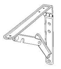 HAND RAIL BRACKET SOLID BRASS