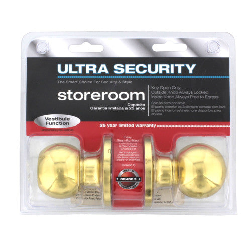 LOCKSET VESTIBULE ENTRY BALL