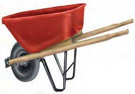 WHEELBARROW SEAMLESS 6CU FT