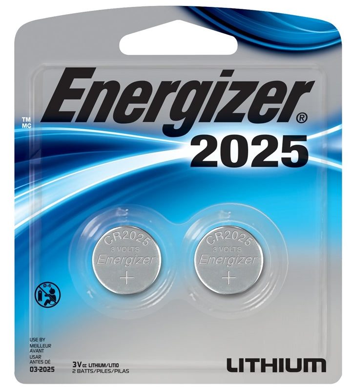 BATTERY ENERGIZER 2025 3V 2/PK