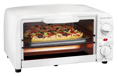 TOASTER OVEN 4SLICE WHITE HAMILTON BEACH 31116R