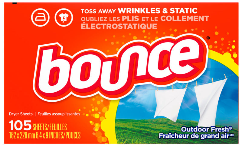 BOUNCE DRYER SHEETS FRESH LINEN HE 80 SHEET 82355