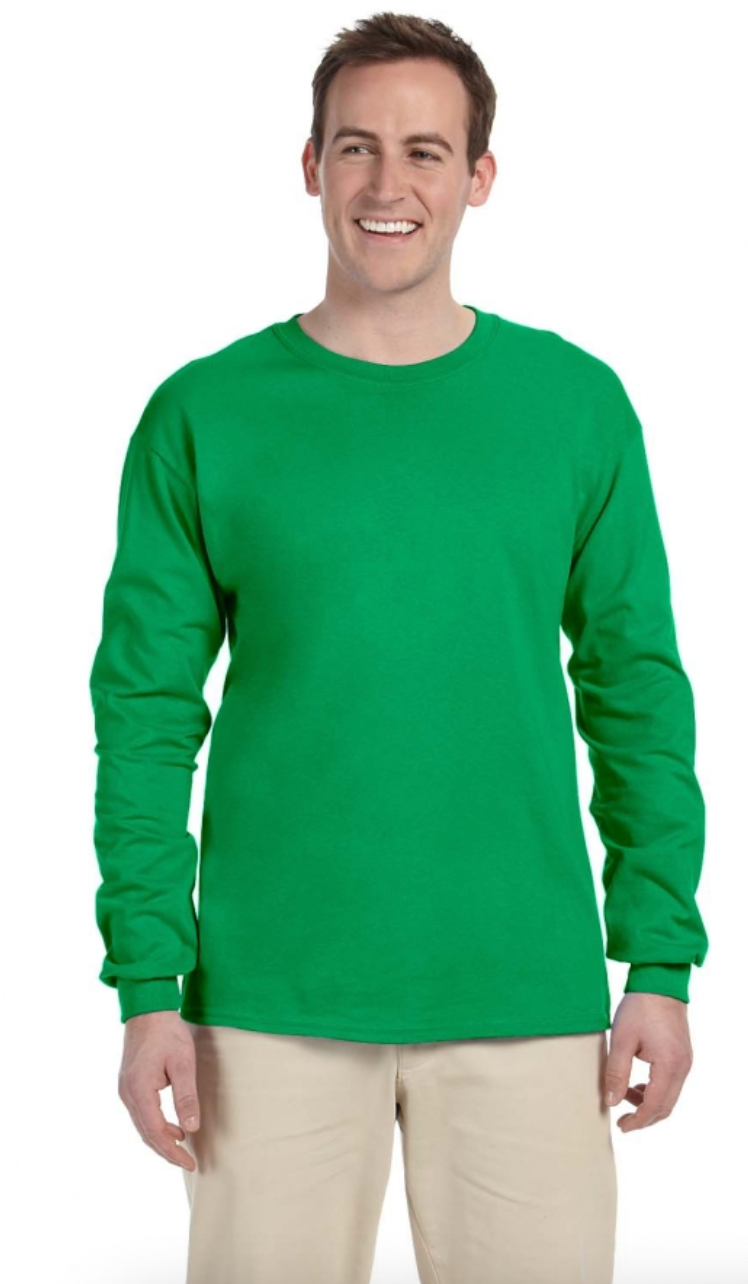 Gildan G240 Adult Ultra Cotton 6 oz Long-Sleeve T-Shirt