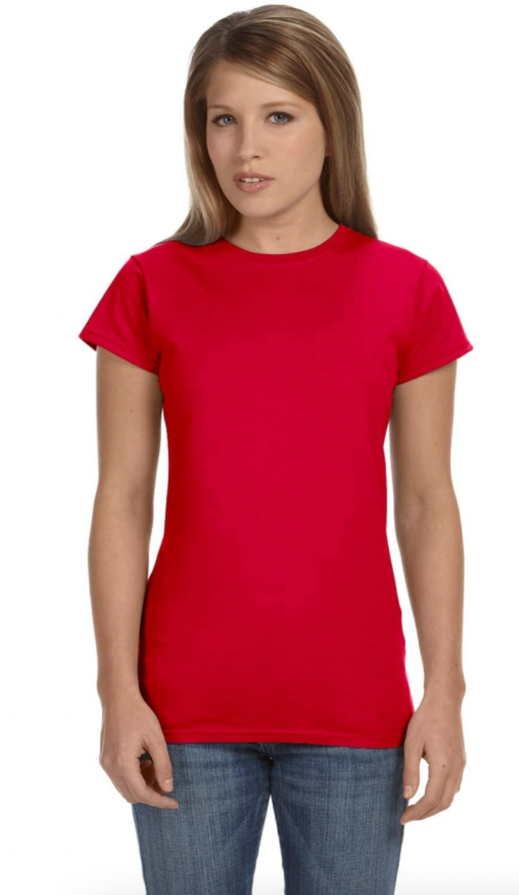 Gildan G640L Womens Softstyle 45 oz Fitted T-Shirt