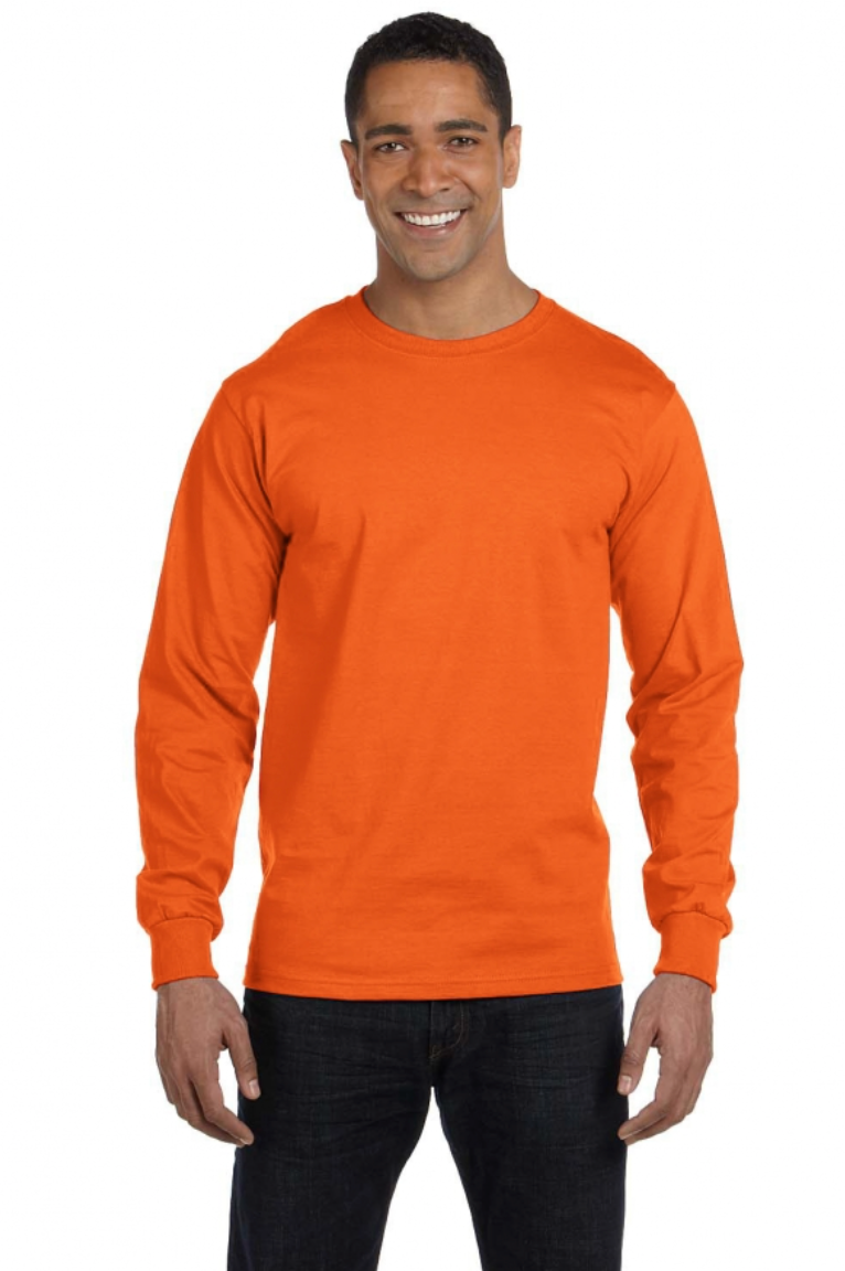 Gildan G840 Adult 5.5 oz., 50-50 Long-Sleeve T-Shirt