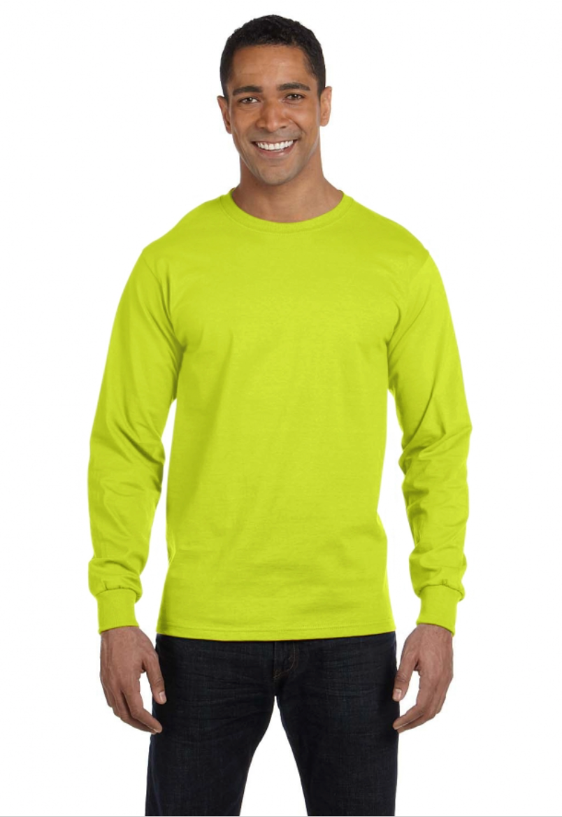 Gildan G840 Adult 5.5 oz., 50-50 Long-Sleeve T-Shirt