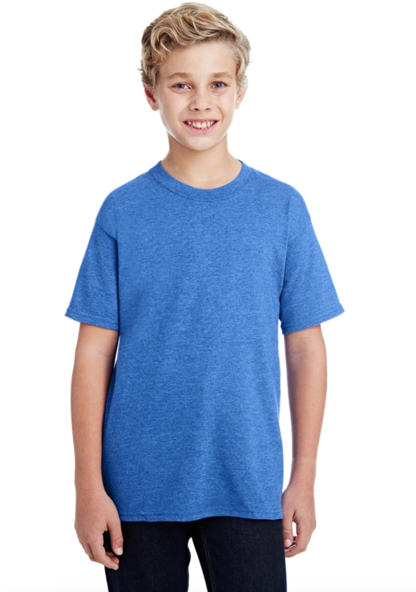 Gildan G800B Youth 5.5 oz., 50-50 T-Shirt