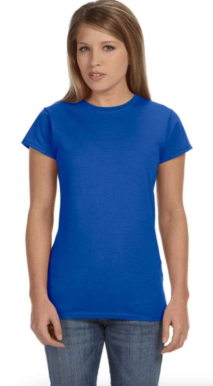 Gildan G640L Womens Softstyle 45 oz Fitted T-Shirt
