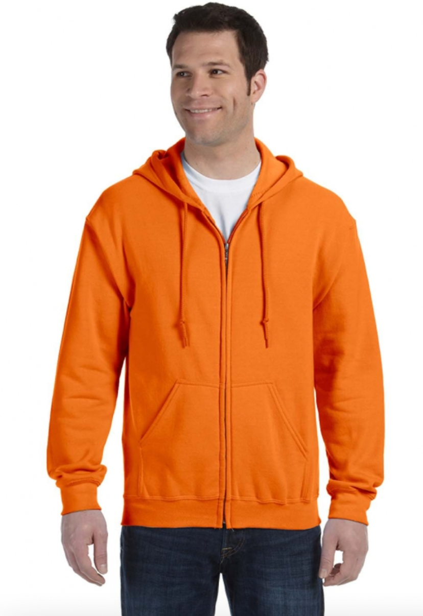 Gildan G186 Adult Heavy Blend Adult 8 oz., 50-50 Full-Zip Hood