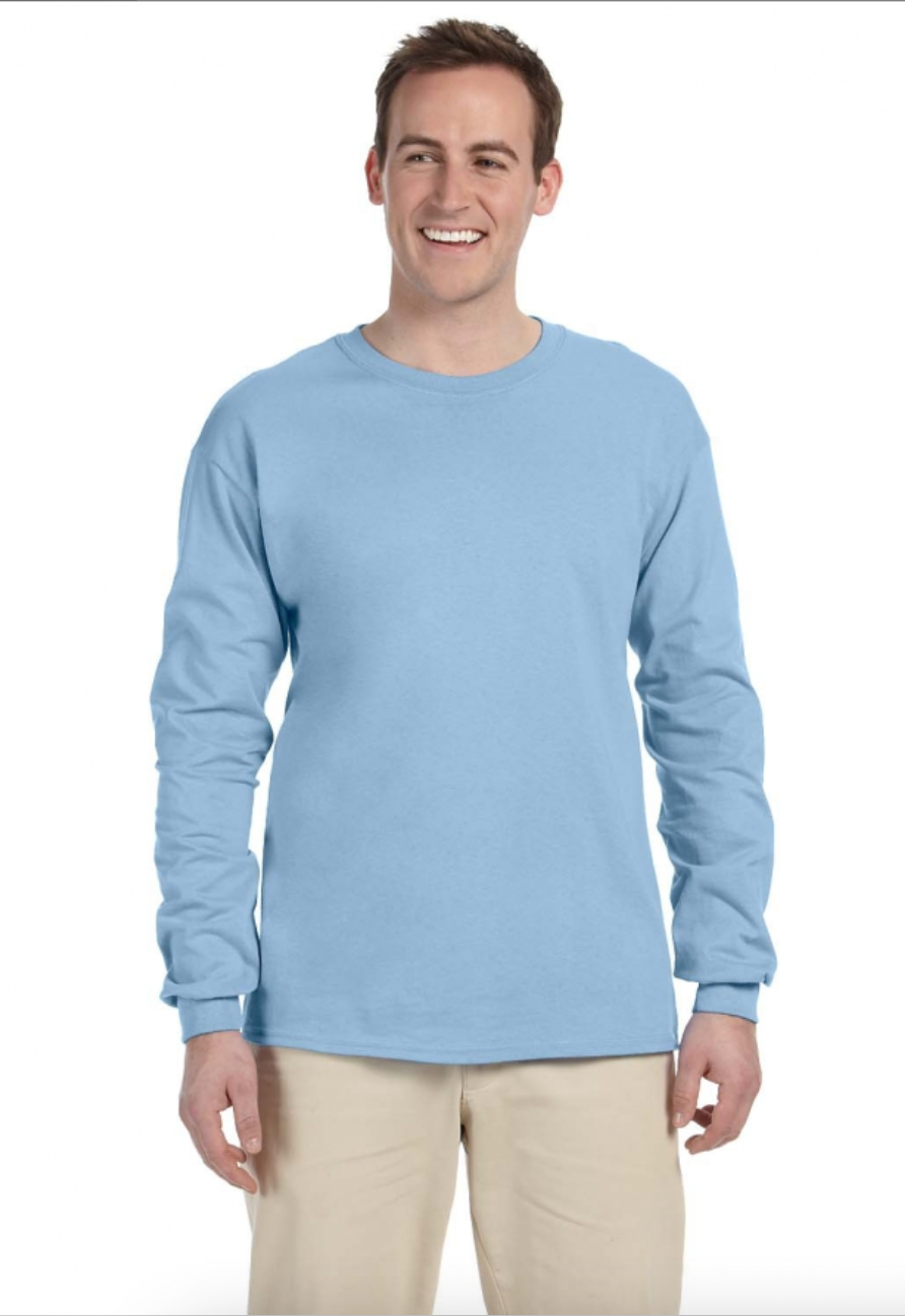 Gildan G240 Adult Ultra Cotton 6 oz Long-Sleeve T-Shirt