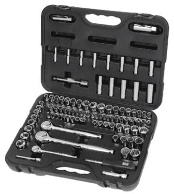 SOCKET SET 94PC. SAE/METRIC