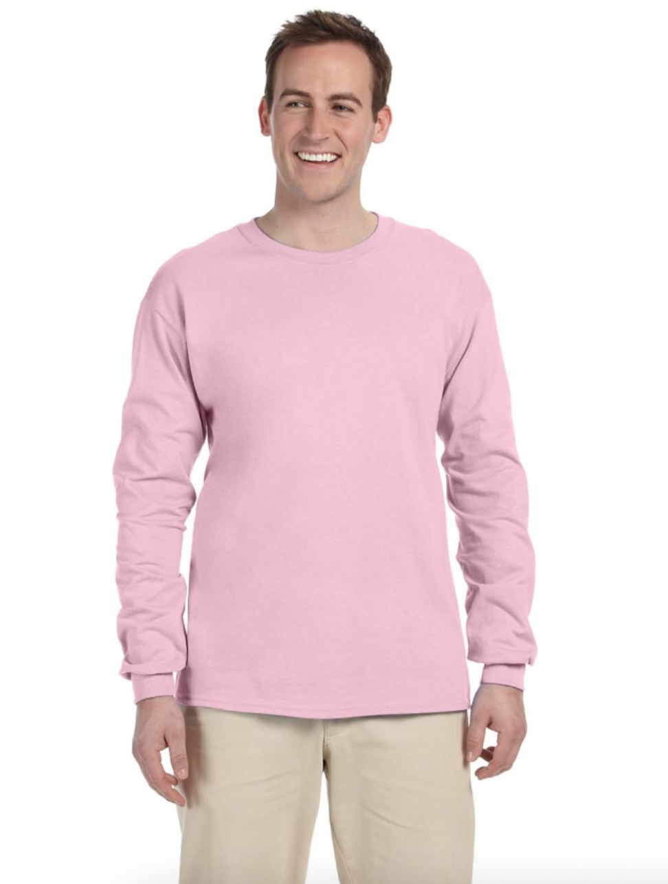 Gildan G240 Adult Ultra Cotton 6 oz Long-Sleeve T-Shirt