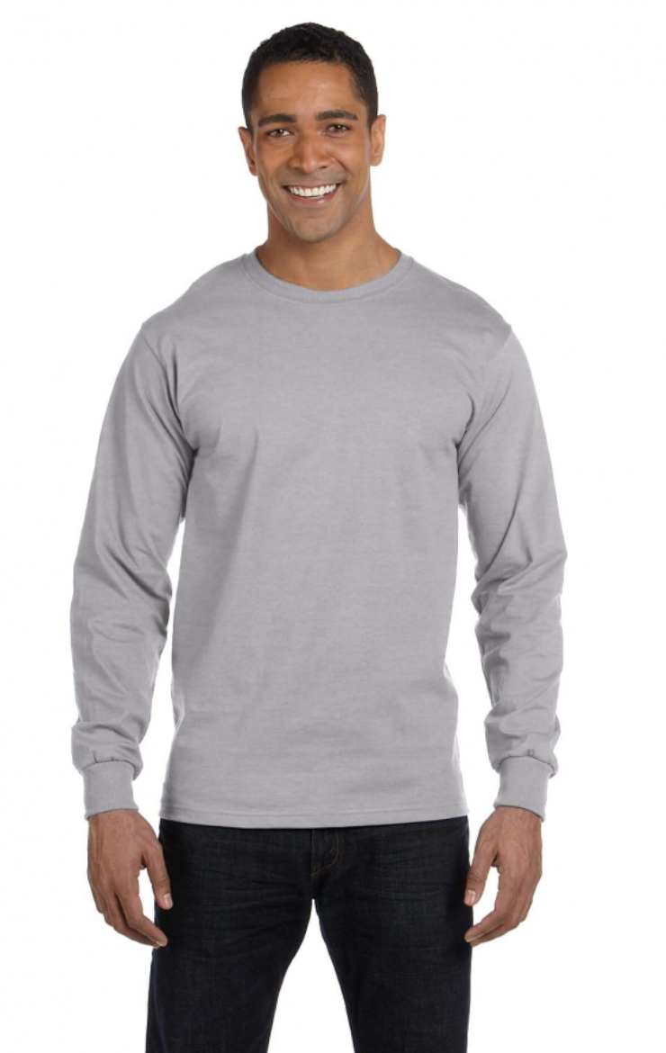 Gildan G840 Adult 5.5 oz., 50-50 Long-Sleeve T-Shirt