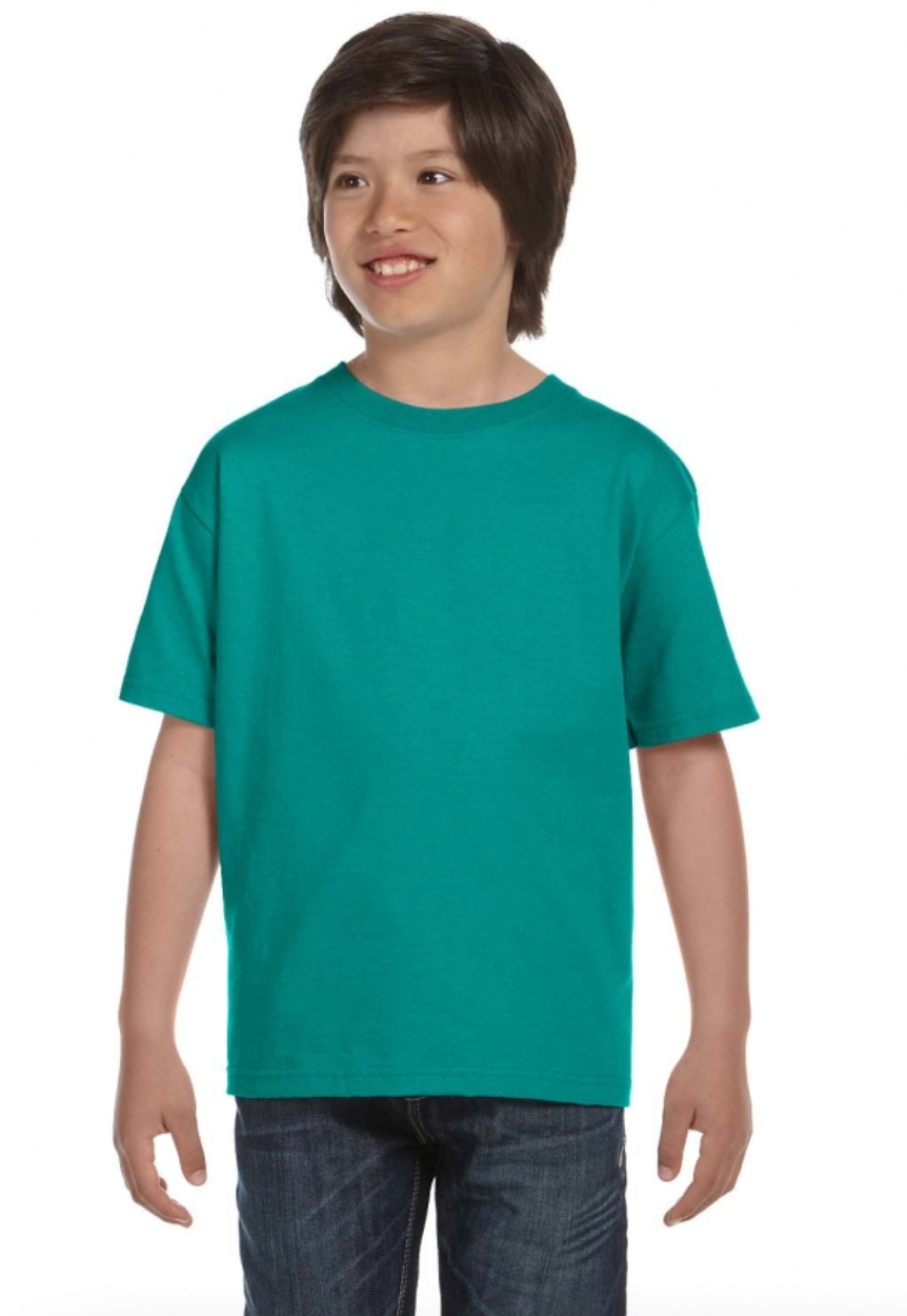 Gildan G800B Youth 5.5 oz., 50-50 T-Shirt