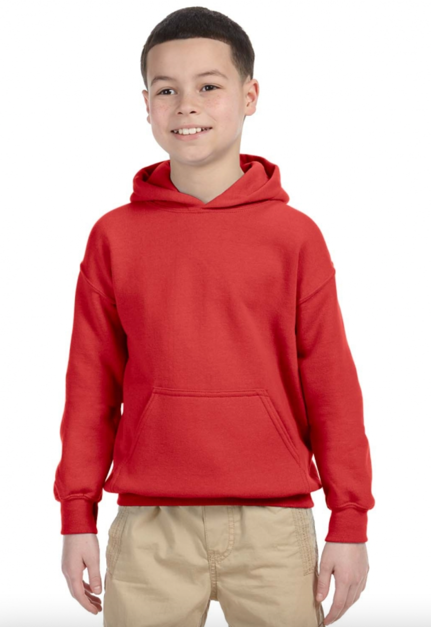Gildan G185B Youth Heavy Blend 8 oz., 50 50 Hood