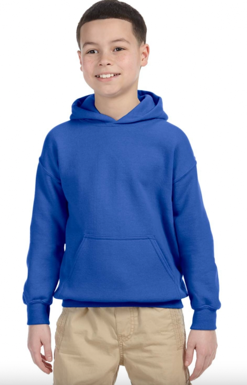 Gildan G185B Youth Heavy Blend 8 oz., 50 50 Hood