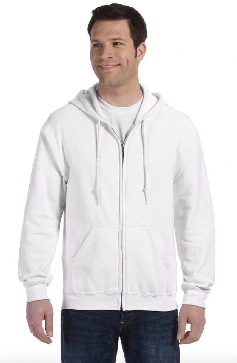 Gildan G186 Adult Heavy Blend Adult 8 oz., 50-50 Full-Zip Hood