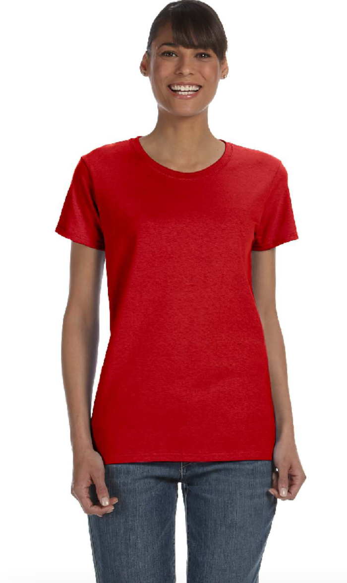 Gildan G500L Womens Heavy Cotton 5.3 oz T-Shirt