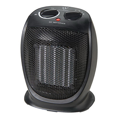 HEATER CERAMIC 900/1500 WATT COMPACT 2 SETTINGS HC-0179