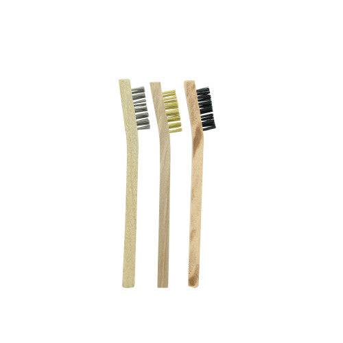 WIRE BRUSH 3PC SET BRASS