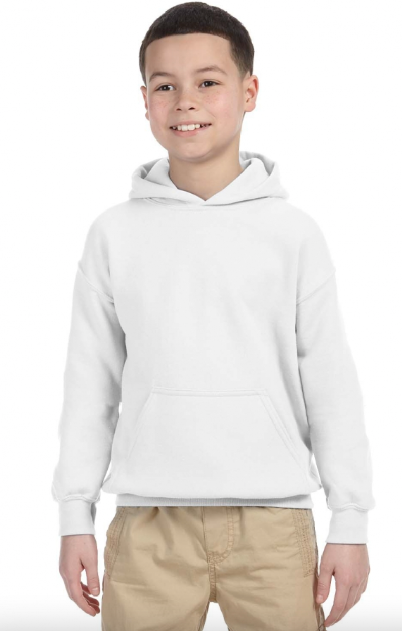 Gildan G185B Youth Heavy Blend 8 oz., 50 50 Hood