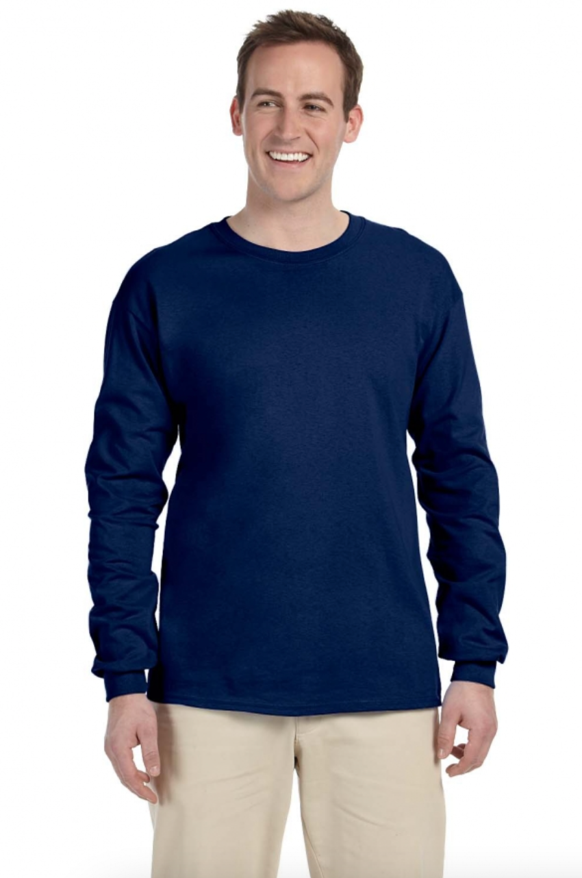 Gildan G240 Adult Ultra Cotton 6 oz Long-Sleeve T-Shirt