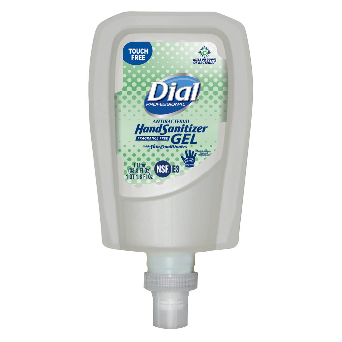 DIAL GEL HAND SANITIZER FIT UNIVERSAL TOUCH-FREE REFILL (1L)