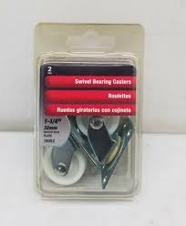 WHT WHEEL PLATE CASTER 1-1/4”