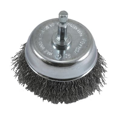 WIRE WHEEL BRUSH 3″XW-1/4″STEM