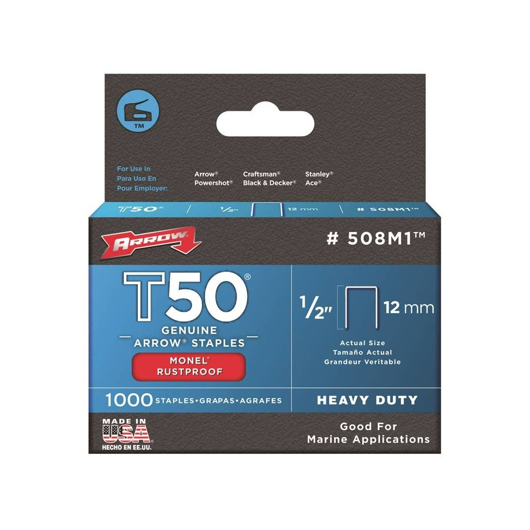 STAPLE T50 1/2″ 1000PK
