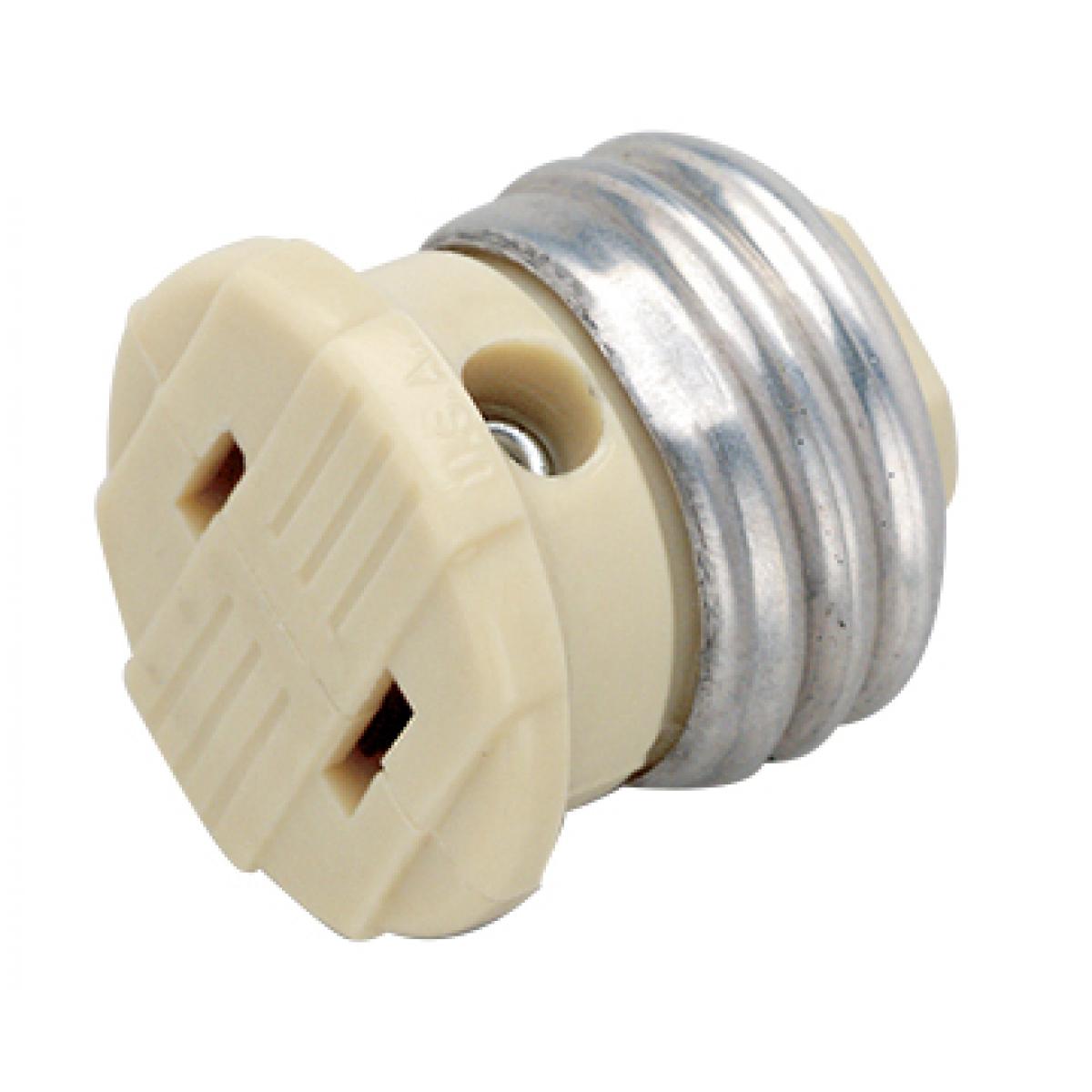 SOCKET MALE PLUG MED.BSE IVORY
