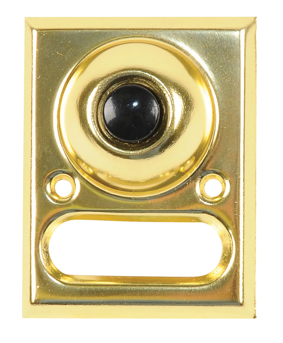 BELL BUTTON 1-GANG BRASS