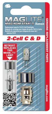 MAGLIGHT BULB XENON 2CELL C& D