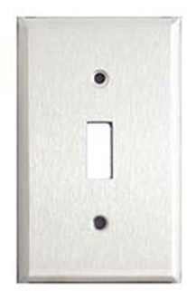 MULBERRY, 1-TOGGLE SWITCH; 1 GANGS; DESIGNATED SIZE STANDARD; 430 STAINLESS STEEL; SATIN
