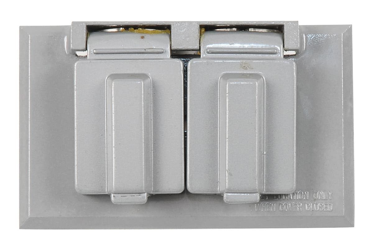 WEATHERPROOF DUPLEX COVER 2X4