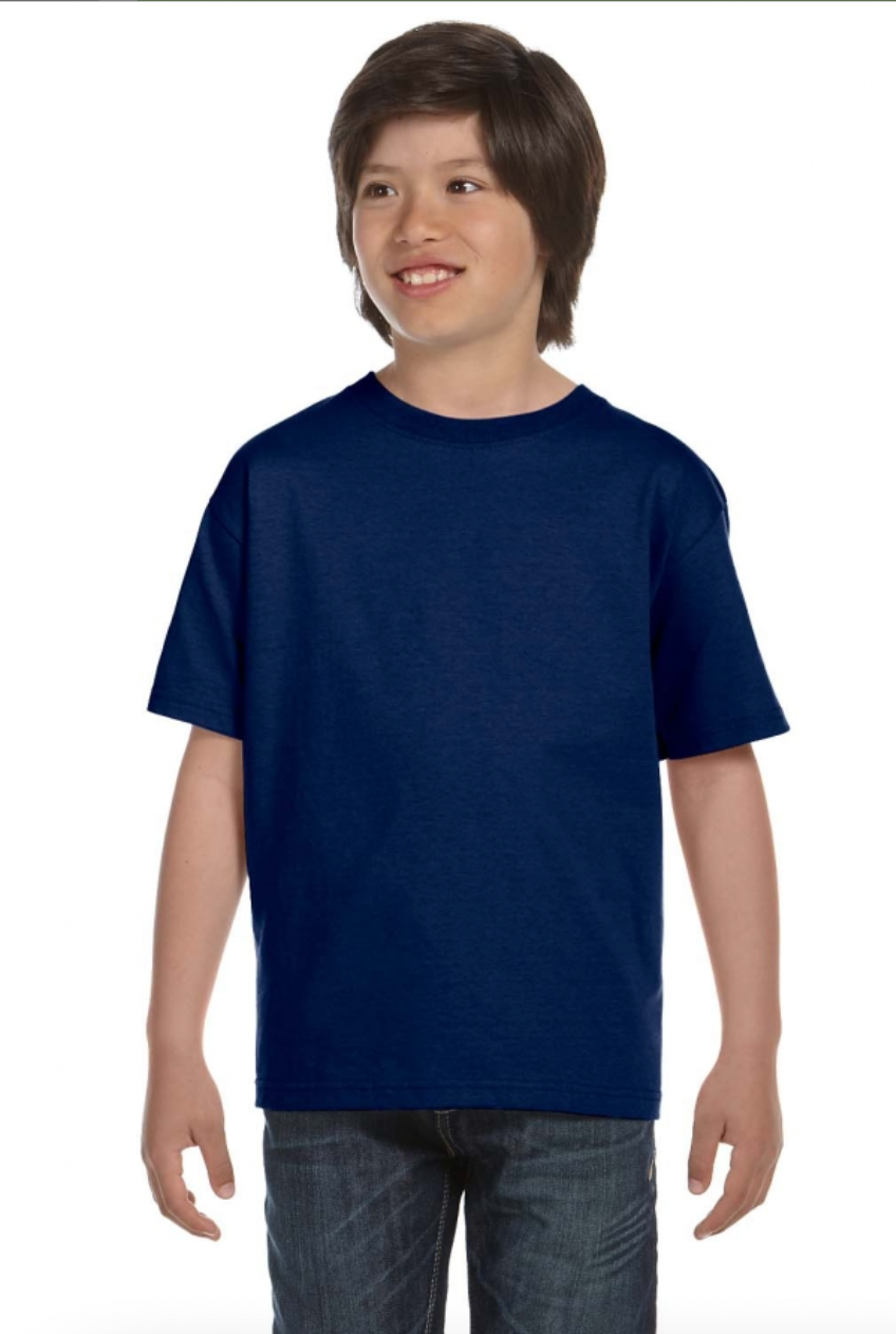 Gildan G800B Youth 5.5 oz., 50-50 T-Shirt