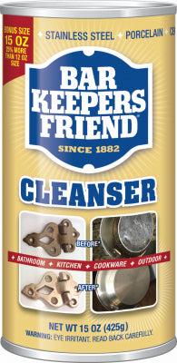 BAR KEEPERS FRIEND CLEANSER & POLISH 11510 15/OZ