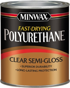 MINWAX POLYURETHANE CLEAR OIL BASE SEMI GLOSS QT