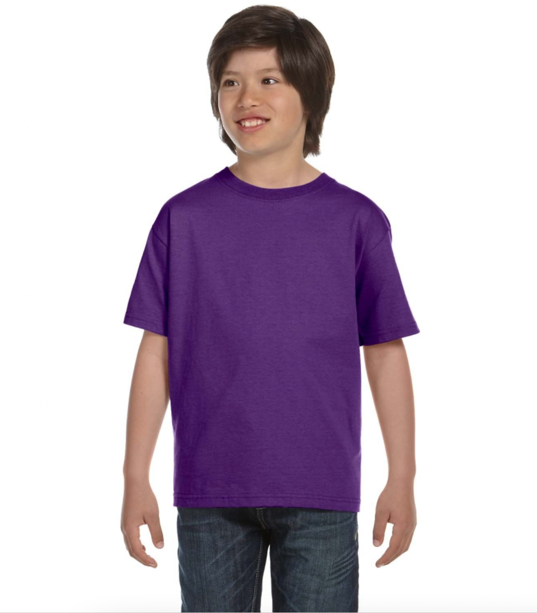 Gildan G800B Youth 5.5 oz., 50-50 T-Shirt