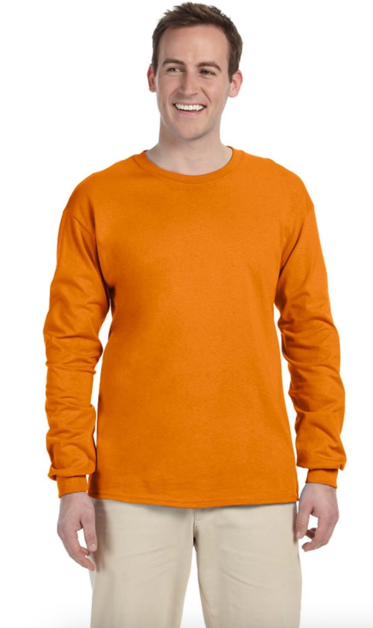 Gildan G240 Adult Ultra Cotton 6 oz Long-Sleeve T-Shirt
