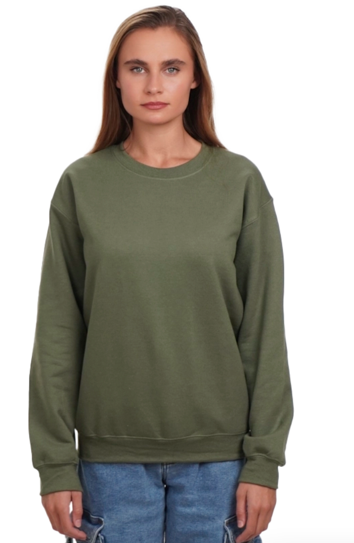 Gildan G180 Adult Heavy Blend Adult 8 oz 5050 Fleece Crew