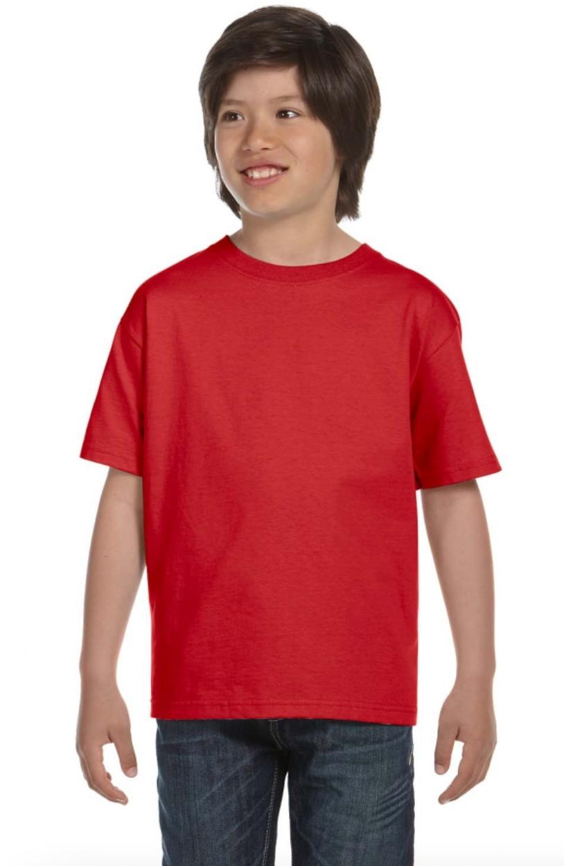 Gildan G800B Youth 5.5 oz., 50-50 T-Shirt