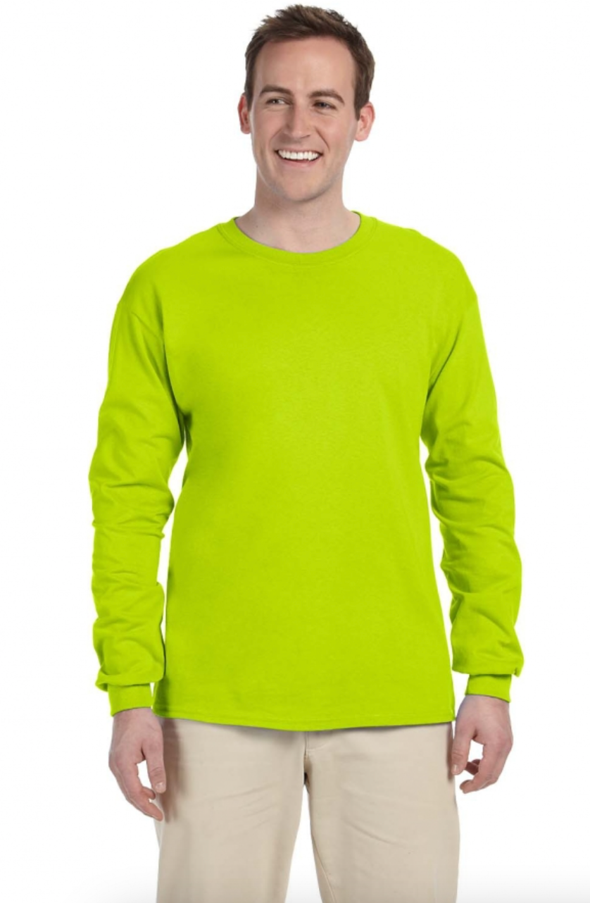 Gildan G240 Adult Ultra Cotton 6 oz Long-Sleeve T-Shirt